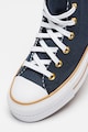 Converse Tenisi cu plarforma si model cu dungi si herringbone Chuck Taylor All Star Lift Femei