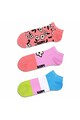 Happy Socks Унисекс чорапи до глезена - 3 чифта Жени