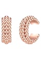Lulu & Jane Обеци с покритие от 14K розово злато Жени