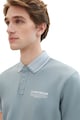 Tom Tailor Тениска с памук с яка и лого Мъже