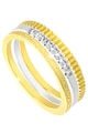 OXETTE 18 karátos aranybevonatú gyűrű cirkóniával női