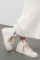 OFF-WHITE Pantofi sport inalti din piele cu sireturi Femei