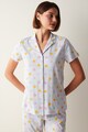 Penti Pijama cu imprimeu si buline Femei