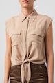 Marella Риза с коприна и джобове с капачета Жени