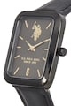 U.S. Polo Assn. Унисекс часовник с кожена каишка Мъже