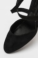 Tamaris Nyersbőr hatású cipő vastag sarokkal női