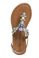 Tamaris Кожени сандали с декоративни камъни Жени