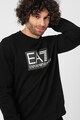 EA7 Kerek nyakú logómintás pulóver férfi