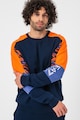 EA7 Colorblock dizájnos kerek nyakú pulóver férfi