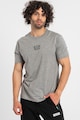EA7 Памучна тениска с овално деколте Мъже