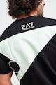 EA7 Тениска с овално деколте и принт на гърба Мъже