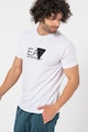 EA7 Тениска с памук и лого Мъже