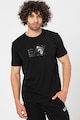 EA7 Pamuttartalmú logós póló férfi