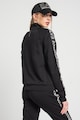 EA7 Cipzáros modáltartalmú pulóver logós csíkokkal női