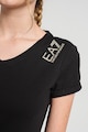 EA7 Вталена тениска с шпиц Жени