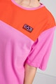 EA7 Свободна тениска в цветен блок Жени