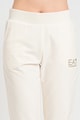 EA7 Pantaloni de trening din amestec de bumbac cu imprimeu logo Femei