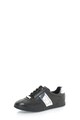 CALVIN KLEIN JEANS Alan Black Leather Casual Shoes with Silvery Details Мъже