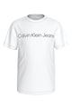 CALVIN KLEIN Тениска с овално деколте и лого Момичета
