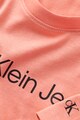CALVIN KLEIN Kerek nyakú logómintás póló Lány