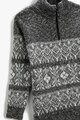 KOTON Fair Isle mintás pulóver Fiú