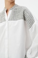 KOTON Bő fazonú ing tweed részletekkel női