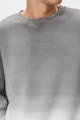 KOTON Kerek nyakú pulóver színátmenetes dizájnnal férfi