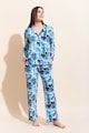 Sofiaman Pijama din amestec de modal cu pantaloni lungi Aria Femei