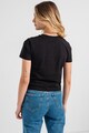 CALVIN KLEIN JEANS Tricou crop slim fit cu logo Femei