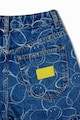 DESIGUAL Pantaloni scurti de denim cu imprimeu grafic Fete