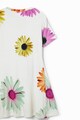 DESIGUAL Rochie evazata cu imprimeu floral Fete