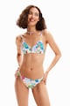 DESIGUAL Sutien de baie cu imprimeu tropical Femei