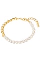 Yokoamii Bratara placata cu aur de 14K si decorata cu perle Femei