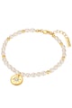 Yokoamii Bratara de aur de 14K filat cu perle de cultura si zirconia Femei