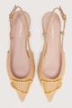 COCCINELLE Sarokpántos balerina cipő fémes hatású részlettel női