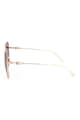 Jimmy Choo Amora szögletes rozsdamentes acél napszemüveg női