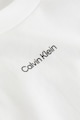 CALVIN KLEIN Тениска от органичен памук с овално деколте Мъже