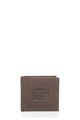 Levi's Coffee Brown Nubuck Leather Wallet Мъже