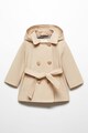 Mango Kapucnis trenchcoat Lány