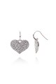 GUESS Heart Shaped Earrings with Crystals Жени