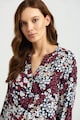 GreenPoint Флорална блуза от вискоза Жени