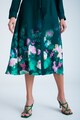GreenPoint Rochie-camasa evazata cu imprimeu floral Femei