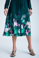 GreenPoint Rochie-camasa evazata cu imprimeu floral Femei