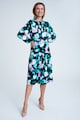 GreenPoint Разкроена флорална рокля 1 Жени
