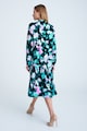 GreenPoint Разкроена флорална рокля 1 Жени