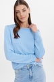 GreenPoint Kerek nyakú pulóver kivágásokkal a vállrészen női