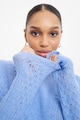 GreenPoint Kerek nyakú azsúros pulóver női