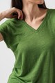 United Colors of Benetton Ленена тениска с шпиц Жени