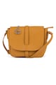 Lia Biassoni Geanta crossbody de piele cu aspect marmorat Femei