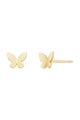 Lisa&Co. Cercei in forma de fluture placati cu aur de 14K Femei